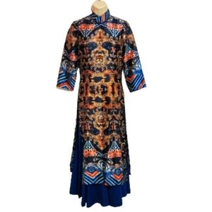 Elegant Multicolor Cheongsam